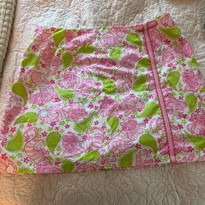 Lily Pulitzer Vintage Blackjack  Skorts 2006. WHITE LABEL. Size 10.
